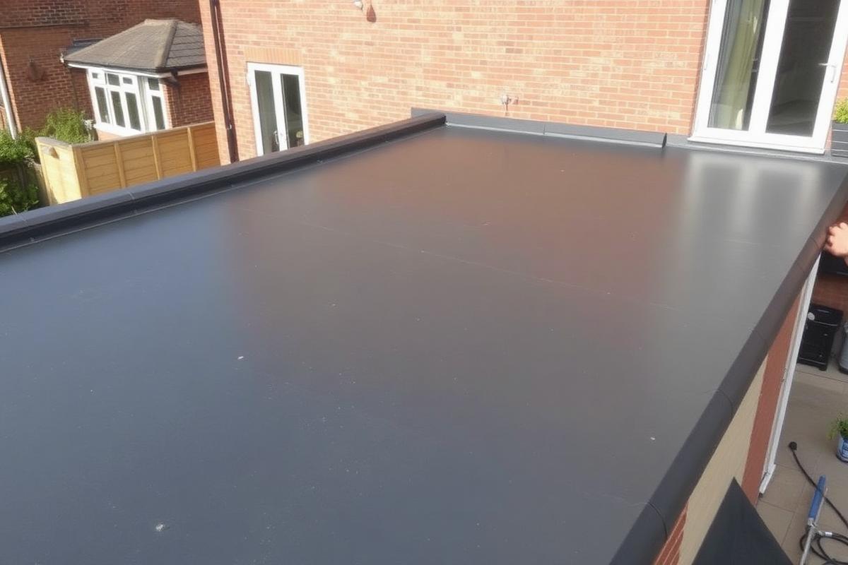 EPDM flat roof – Andover extension